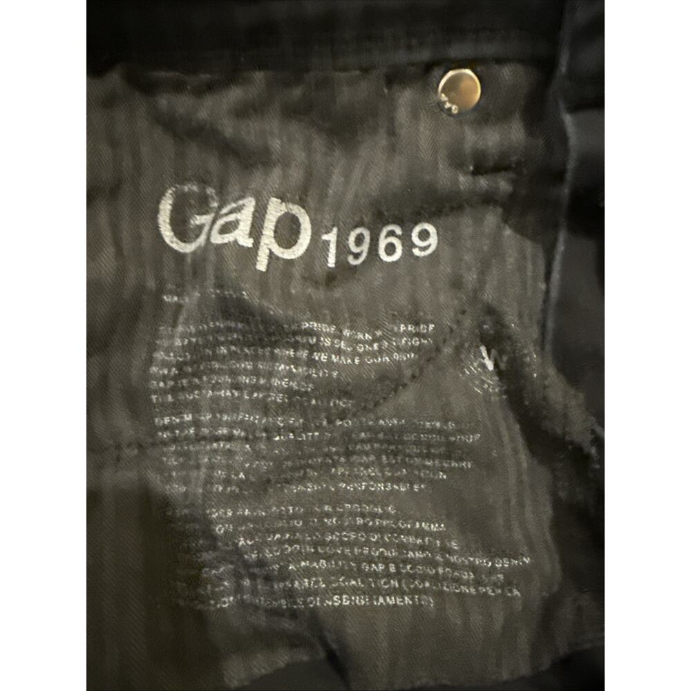 GAP 1969 Women's True Skinny Ankle Jeans Stretch Distressed Hems Black Size 28R - Picture 10 of 16